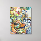 Charmante beloften van een mooi tekka centrum Sing Canvas Afdruk (Voorkant)