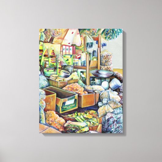 Charmante beloften van een mooi tekka centrum Sing Canvas Afdruk (Voorkant)