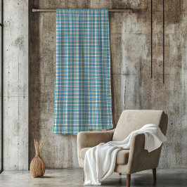 Charmante Blauw Geel Plaid Gooi voor Men's Gift Fleece Deken