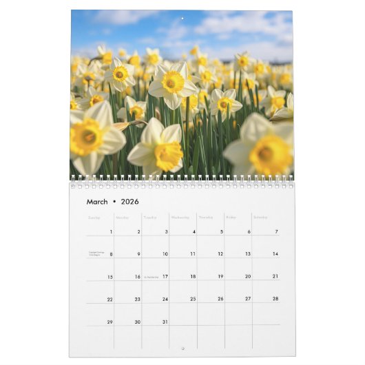 Charmante Bloem Fotografie Geboorte Maand Bloemen Kalender (Mar 2026)