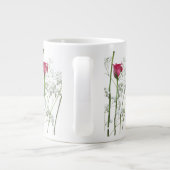 Charmante Bloemen Mok met Delicate Waterverf Flowe (Achterkant)