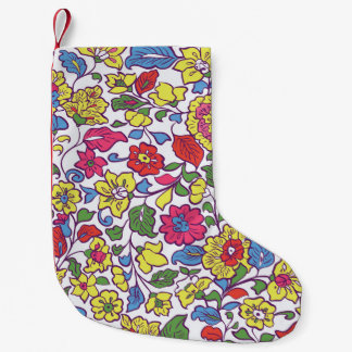 Charmante bloemen: naadloze tuintextuur kleine kerstsok