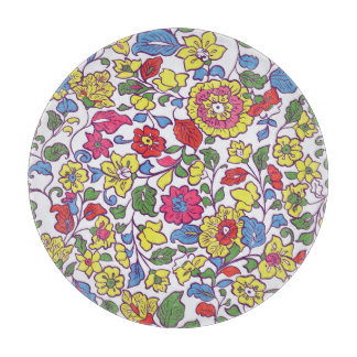 Charmante bloemen: naadloze tuintextuur snijplank