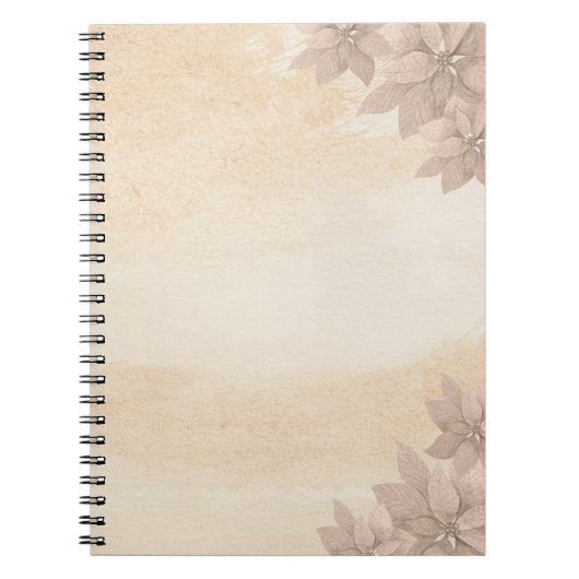 Charmante bloemen notitieboek (Voorkant)