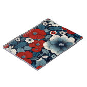 Charmante bloemen notitieboek (Linkerzijde)