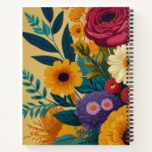 Charmante bloemen notitieboek (Achterkant)