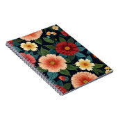 Charmante bloemen notitieboek (Rechterzijde)