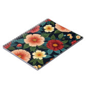 Charmante bloemen notitieboek (Linkerzijde)