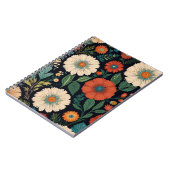 Charmante bloemen notitieboek (Linkerzijde)