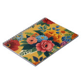 Charmante bloemen notitieboek (Linkerzijde)