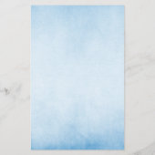 Charmante Blue Elephant Baby shower Word Scramble Flyer (Achterkant)