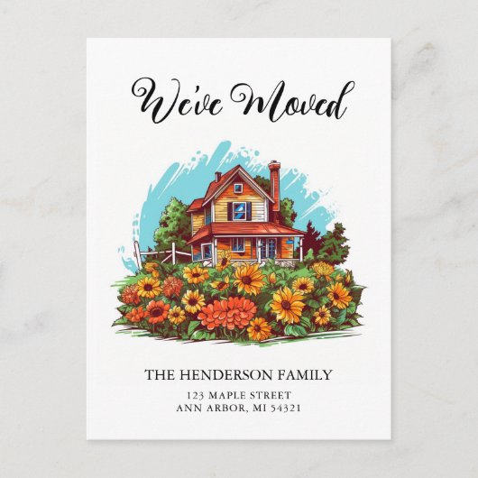 Charmante boerderij We hebben de aankondiging verp Briefkaart (Voorkant)