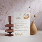 Charmante Boho Baby wenst Kaart