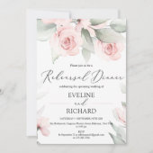 Charmante BOHO ZACHT ROZE BLOEMENREPETITIE Kaart (Voorkant)