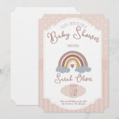 Charmante Bubblegum Delight Baby Shower Uitnodigin Kaart (Voorkant / Achterkant)