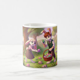 Charmante Bunny Easter Egg Hunt Koffiemok