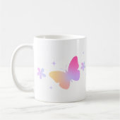 Charmante Butterfly Design Melk & Koffie Mok (Links)