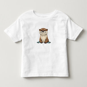 Charmante Cartoon Otter Kinder Shirts