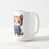 Charmante Cat Executive Koffiemok (Voorkant rechts)