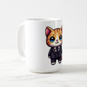 Charmante Cat Executive Koffiemok (Voorkant links)