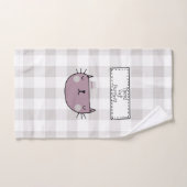 Charmante Cat Lover's Purfect Buffalo plaid Bad Handdoek (Handdoek)