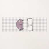 Charmante Cat Lover's Purfect Buffalo plaid Yogamat (Voorkant (horizontaal))