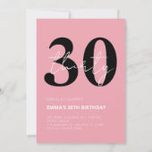 Charmante Cat verjaardagsuitnodigingen Kaart (Achterkant)