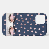 Charmante Chic Blauw,Confetti,Cool Nepwimpers Case-Mate iPhone Case (Achterkant (horizontaal))