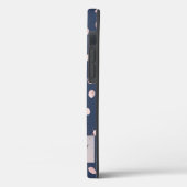 Charmante Chic Blauw,Confetti,Cool Nepwimpers Case-Mate iPhone Case (Achterkant / Links)