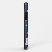 Charmante Chic Blauw,Confetti,Glitter Valse Wimper Case-Mate iPhone Case (Achterkant/rechts)