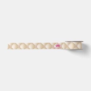 Charmante Chic Parels, Tiara, Prinses, Glitterig Satijnen Lint
