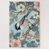 Charmante Chickadee Bird Legpuzzel (Verticaal)