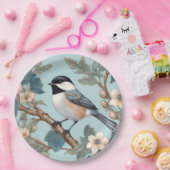 Charmante Chickadee Bird Papieren Bordje (Feest)