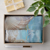 Charmante Chihuahua Beach Seashell Decoupage Tissuepapier (Geschenk)