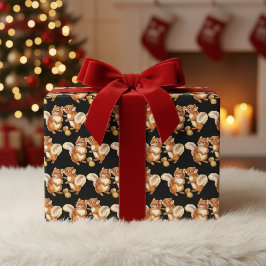 Charmante Chipmunk Gift Wrap Inpakpapier Vel