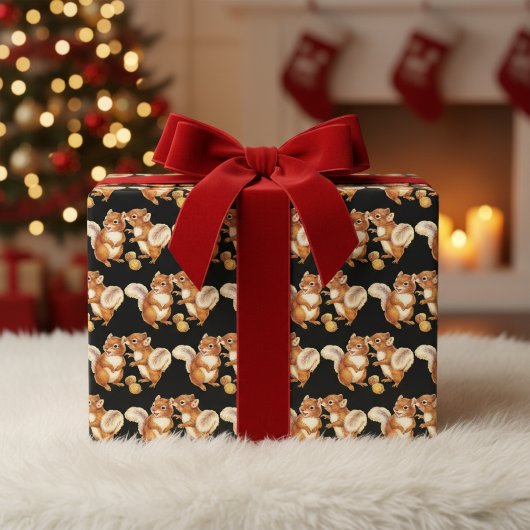 Charmante Chipmunk Gift Wrap Inpakpapier Vel