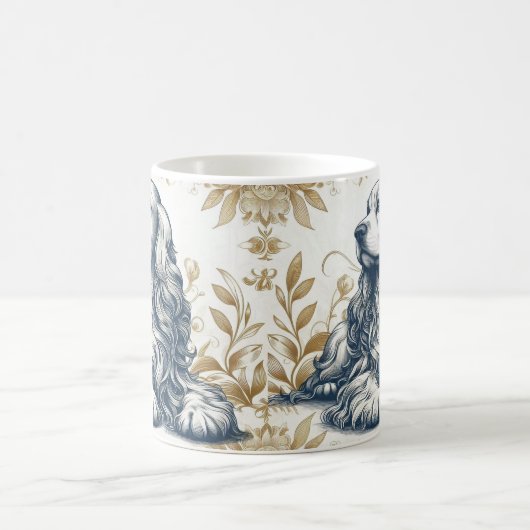 Charmante Cocker Spaniel Mok (Center)