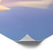 Charmante corgi hond in de wolken poster (Hoek)