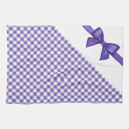 Charmante culinaire komedie: de Paarse Vichy Theedoek