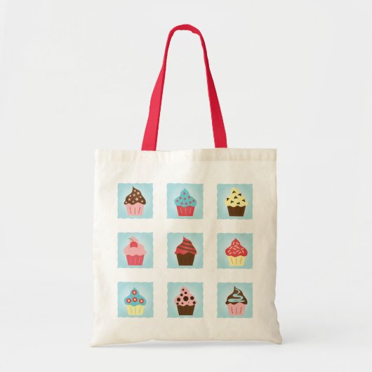 Charmante cupcakes tote bag (Voorkant)