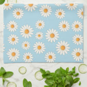 Charmante Daisy Bloemen Keuken Handdoek (Gevouwen)