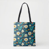 Charmante Daisy en Cactus Wellness Canvas tas (Voorkant)