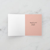 Charmante deco vogels huisje Pasen kaart (Binnen)