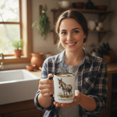 Charmante Donkey Serenity, op maat Mok