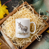 Charmante Donkey Serenity, op maat Mok