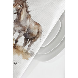 Charmante Donkey Serenity, op maat Theedoek