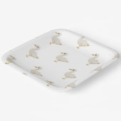 Charmante Easter Duck Papier Borden Papieren Bordje (Gebogen)