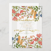 Charmante eenvoud bruiloft uitnodiging (Voorkant / Achterkant)