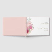 Charmante elegante Waterverf bloemstuk Gastenboek (Volledig)