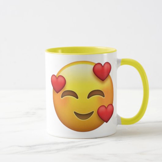 Charmante Emoji Cup Mok (Rechts)